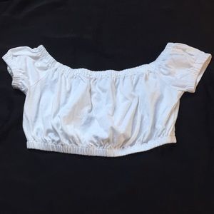 Wilfred White Havana Crop Top